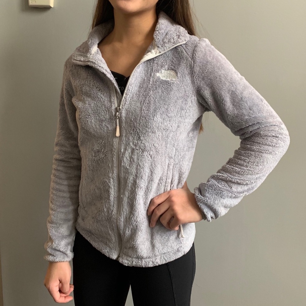 North Face Grey Fleece Jacket